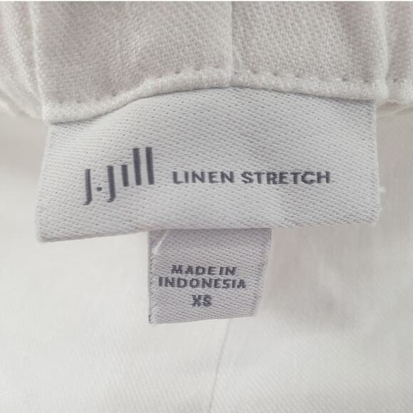 J JILL Linen Blend Stretch Waist Pants Womens Size Extra Small XS - Picture 3 of 4